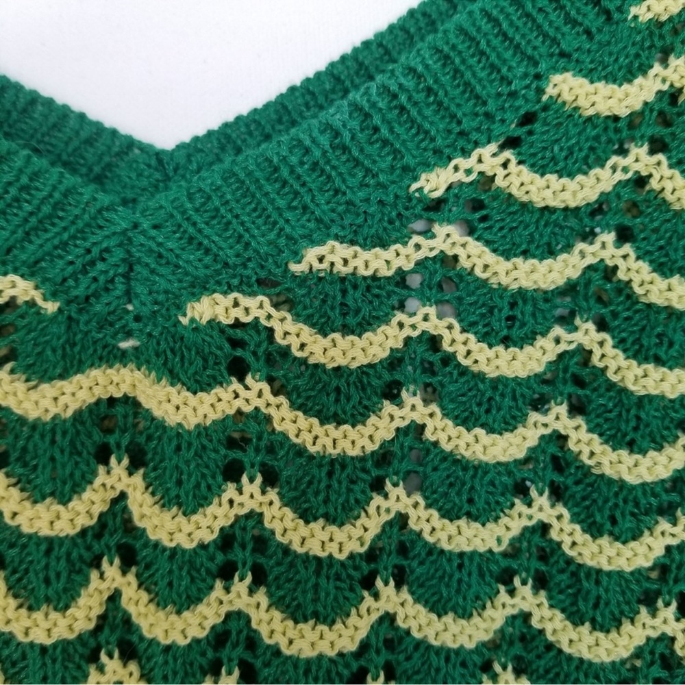Zara Green knit crop top - Picture 7 of 8